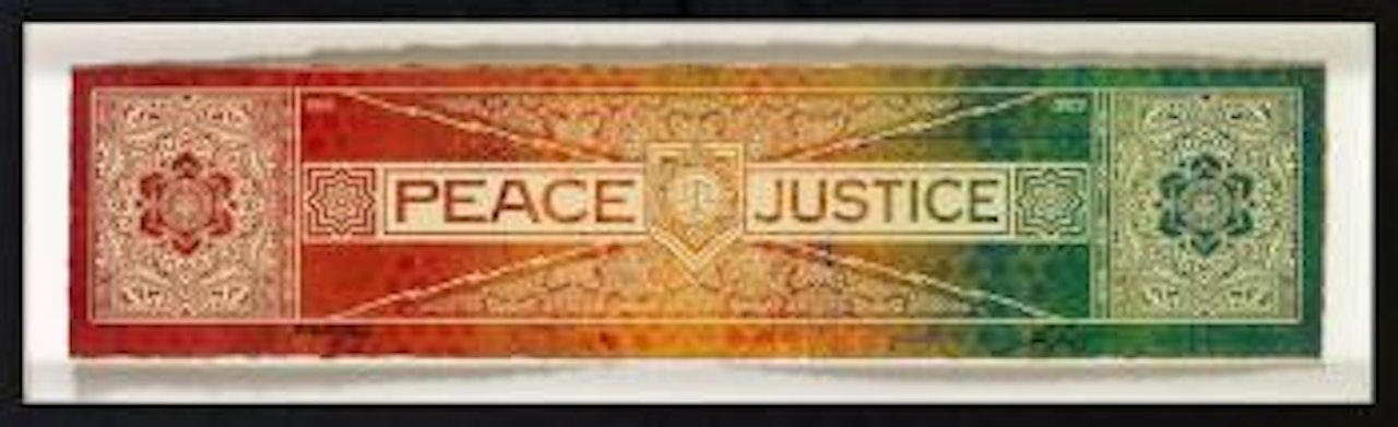 Peace and Justice by Shepard Fairey