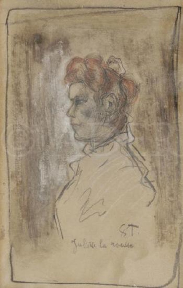 Juliette la rousse by Théophile Alexandre Steinlen
