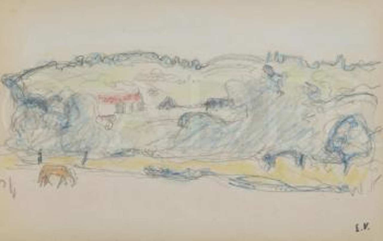 Paysage de l’Yonne by Édouard Vuillard