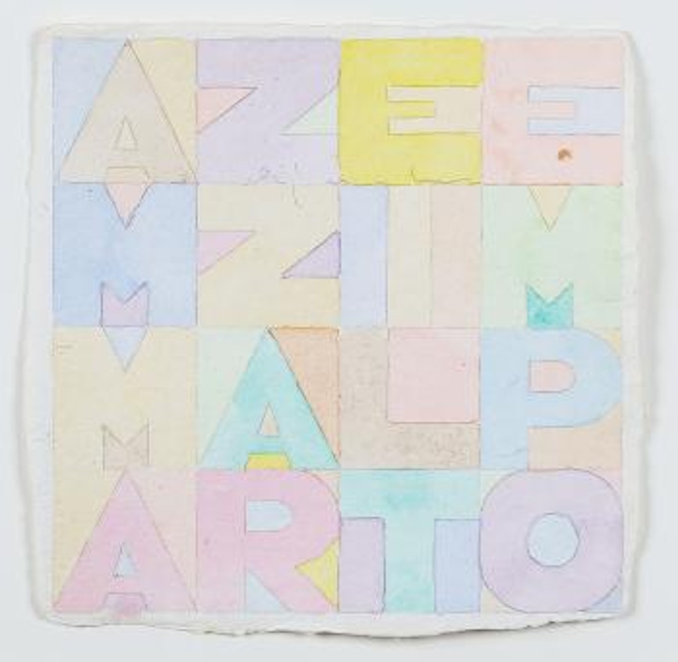 Ammazzare il tempo by Alighiero Boetti