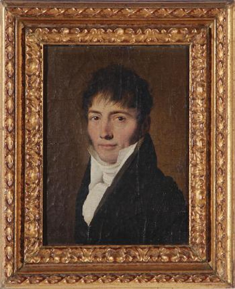 Portrait d'homme en redingote chemise blanche by Louis-Leopold Boilly