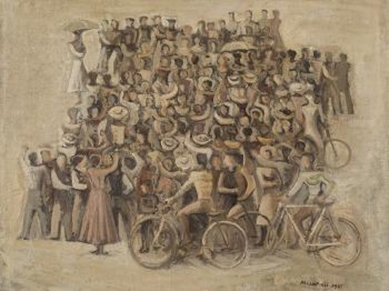 Le Tour De France by Massimo Campigli