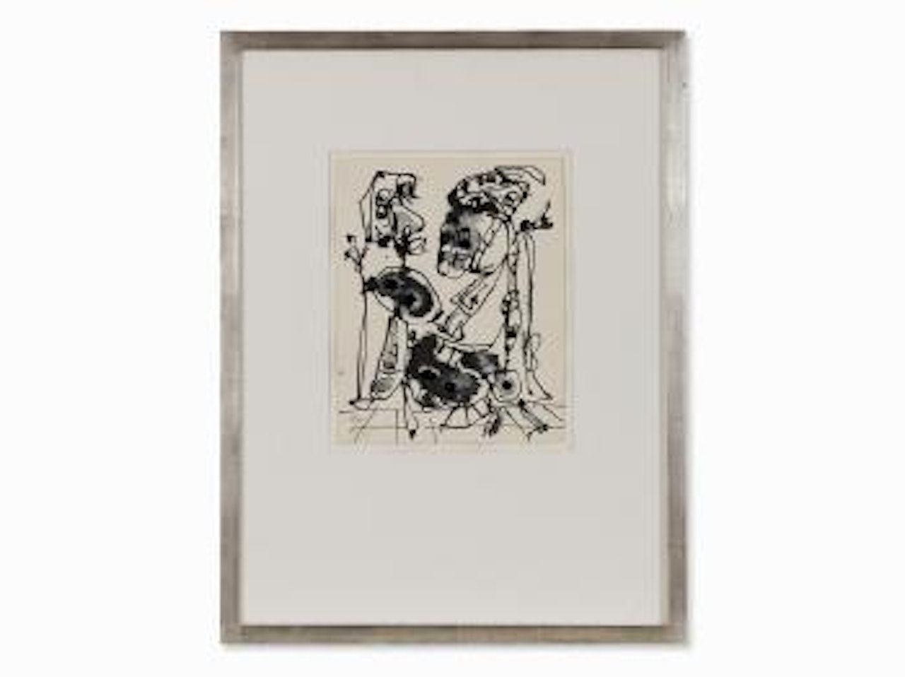 Untitled (Figural Composition by Antonio Saura