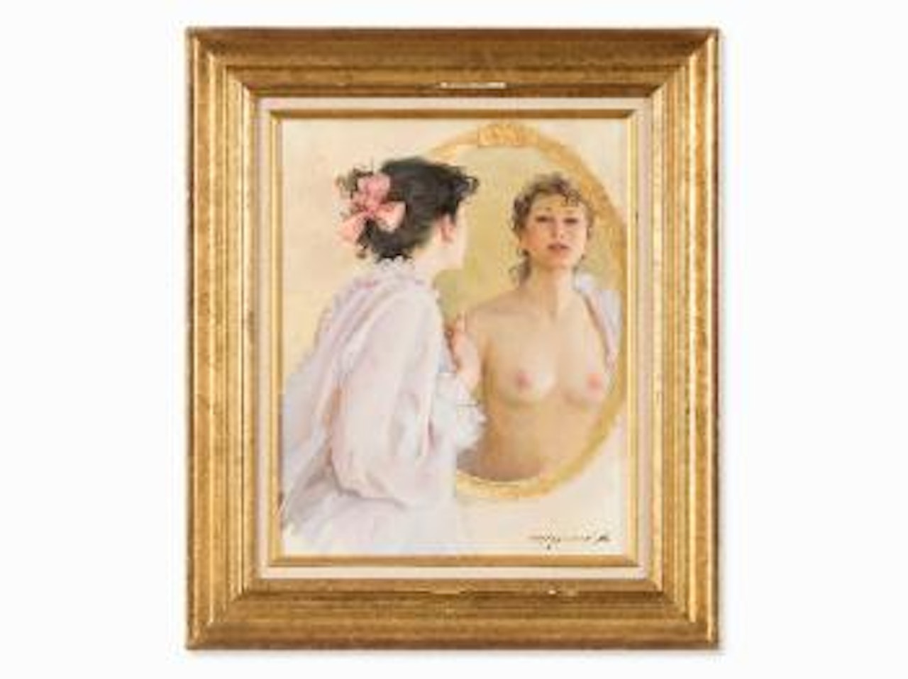 Nude in The Mirror by Constantin Razoumov
