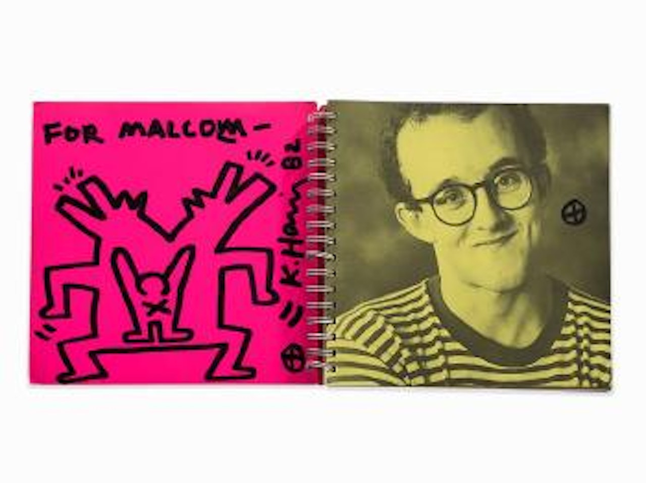 Drawing On Catalog by Keith Haring