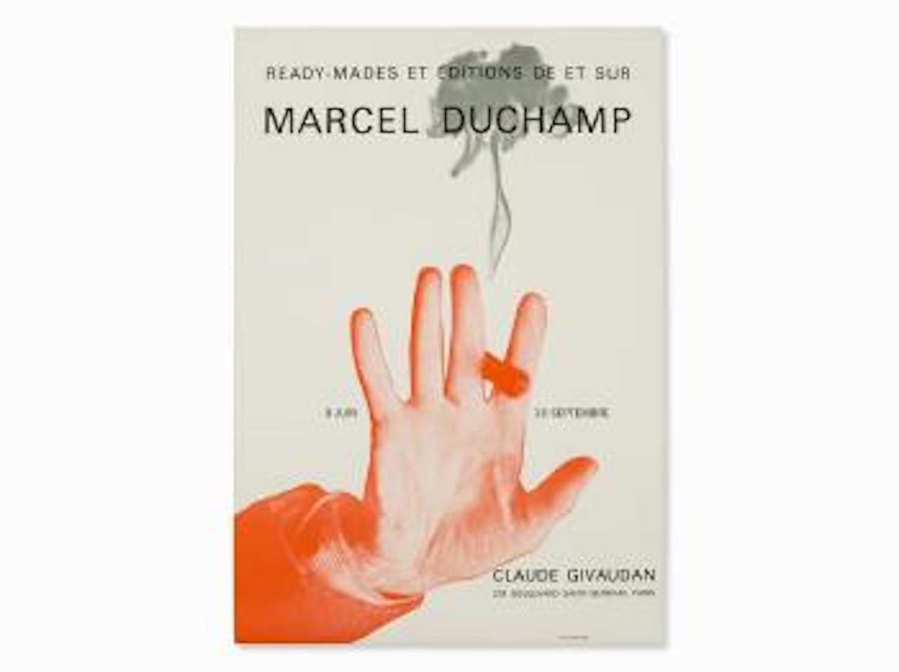 Exhibition Poster by Marcel Duchamp