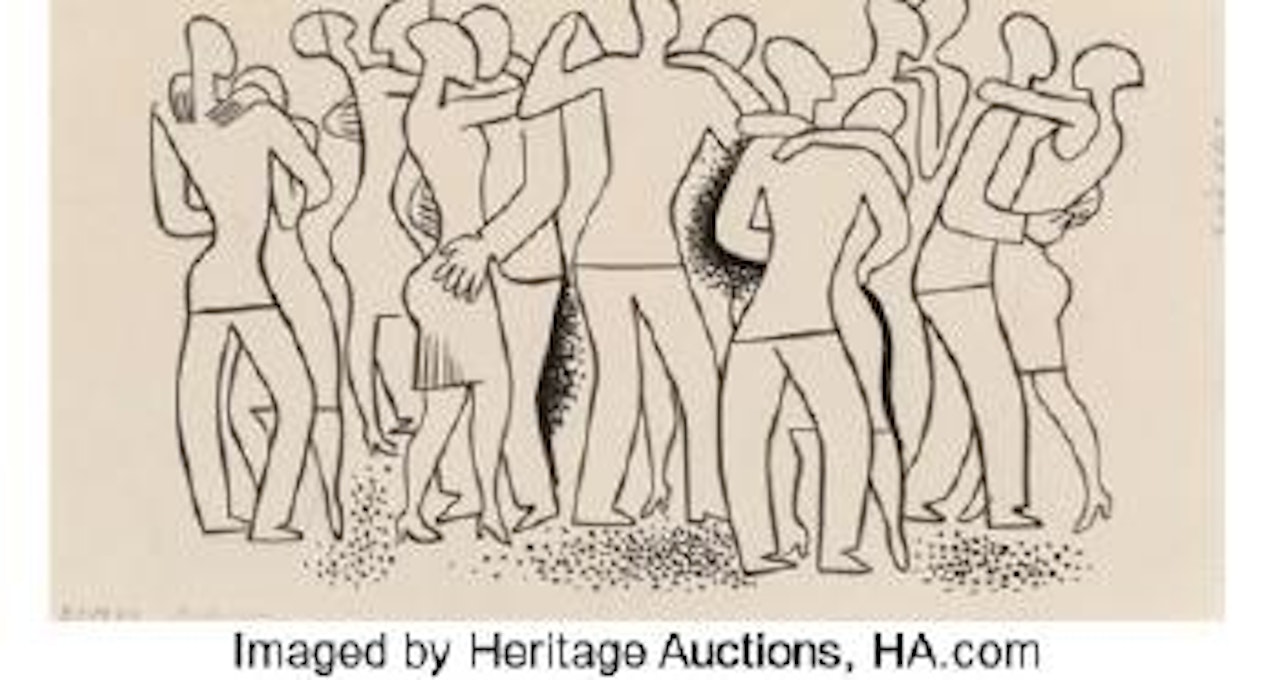 Harlem Dancers by Miguel Covarrubias