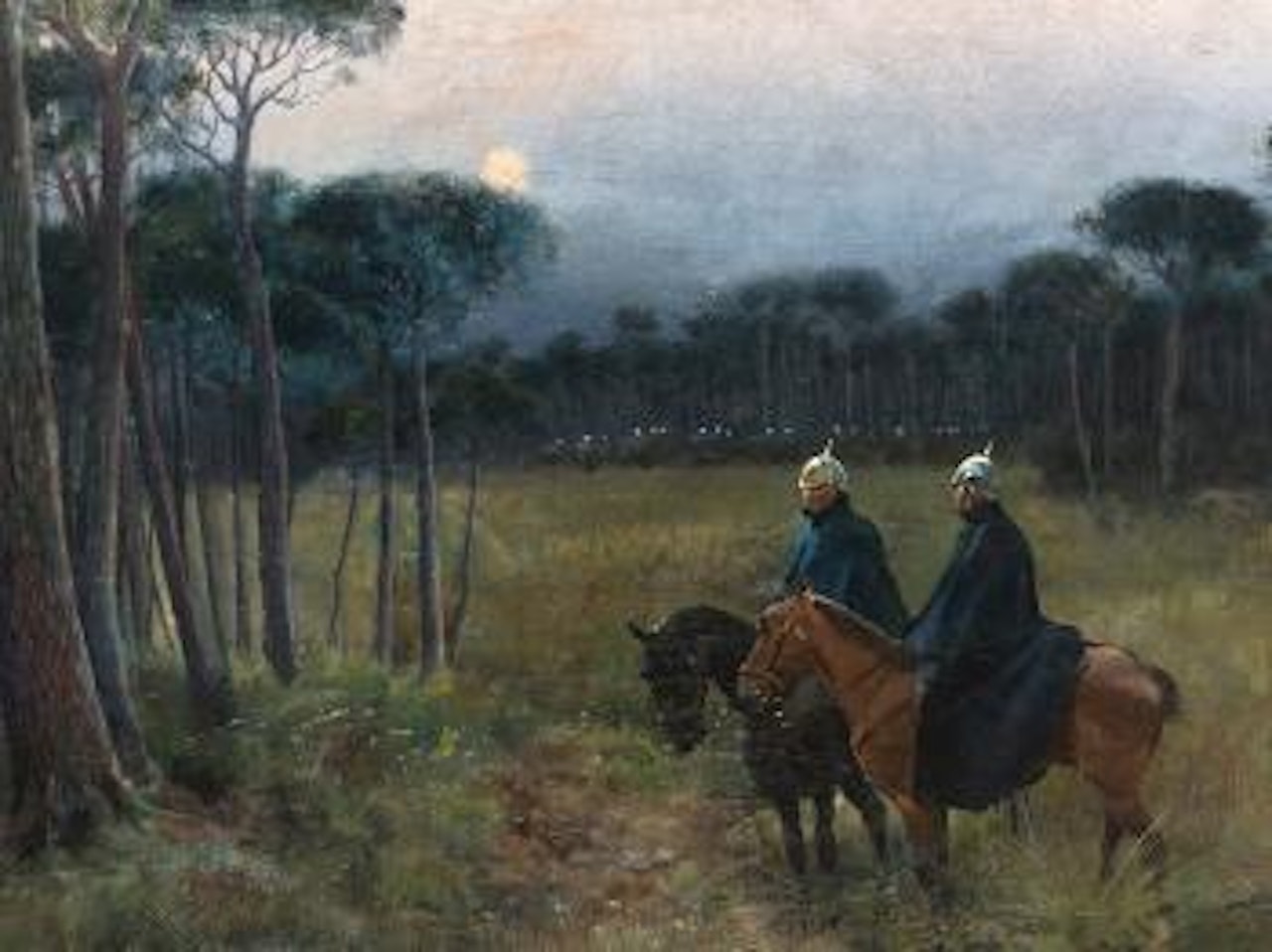 Rider on a Meadow by Jose Cusachs Y Cusachs