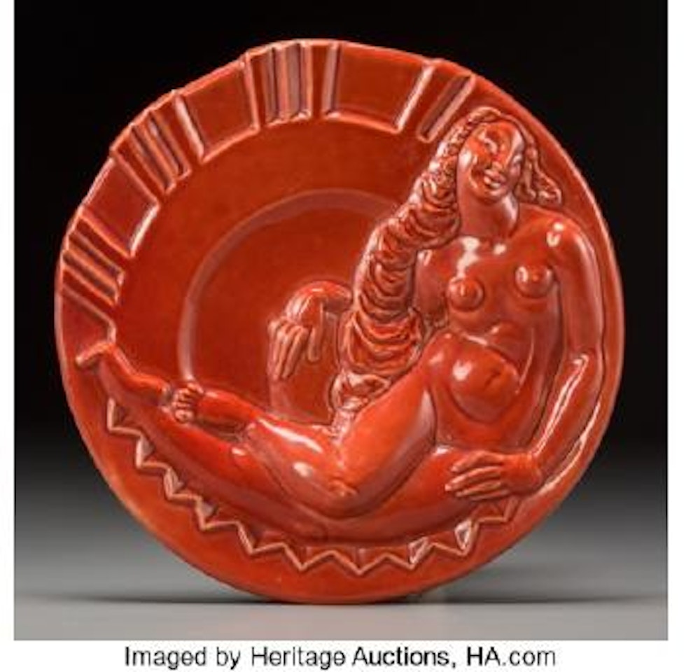 Recumbent Woman Plate by Alexander Archipenko