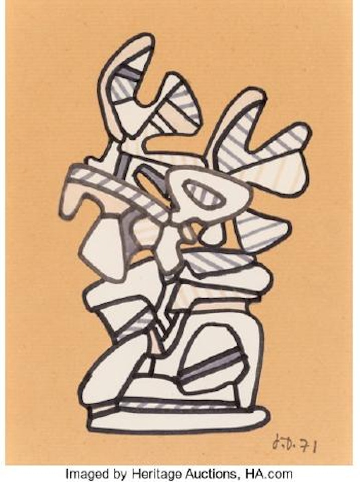 Monument aux Ailes by Jean Dubuffet