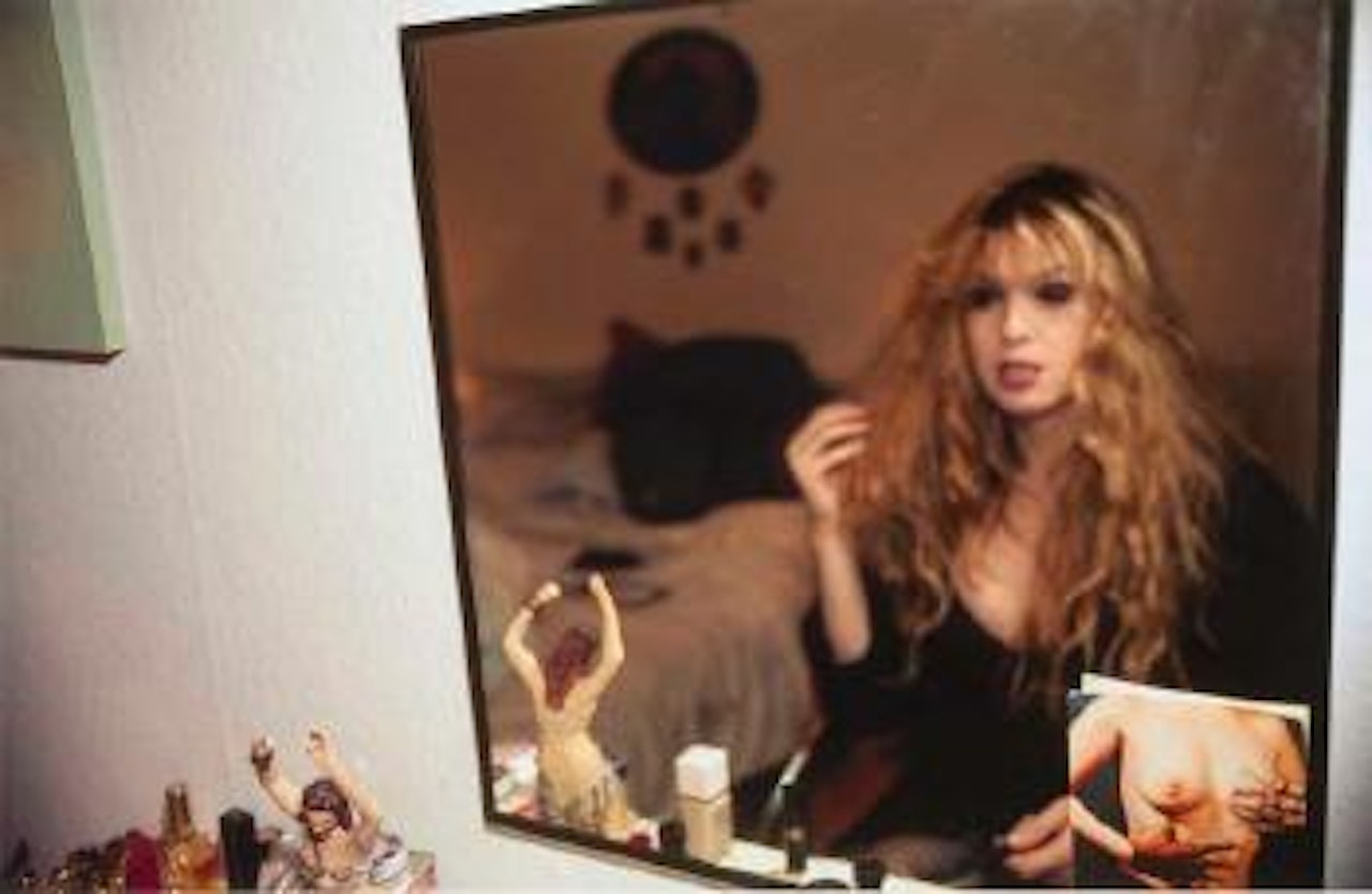 Joey in my mirror. Berlin by Nan Goldin