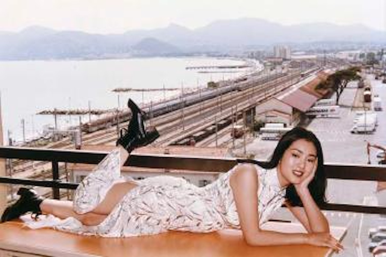 The Chinese actress Gong Li, Monte Carlo by Helmut Newton