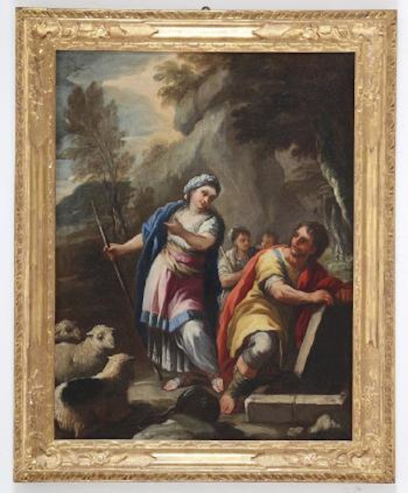 Giacobbe e Rachele al Pozzo by Neapolitan School