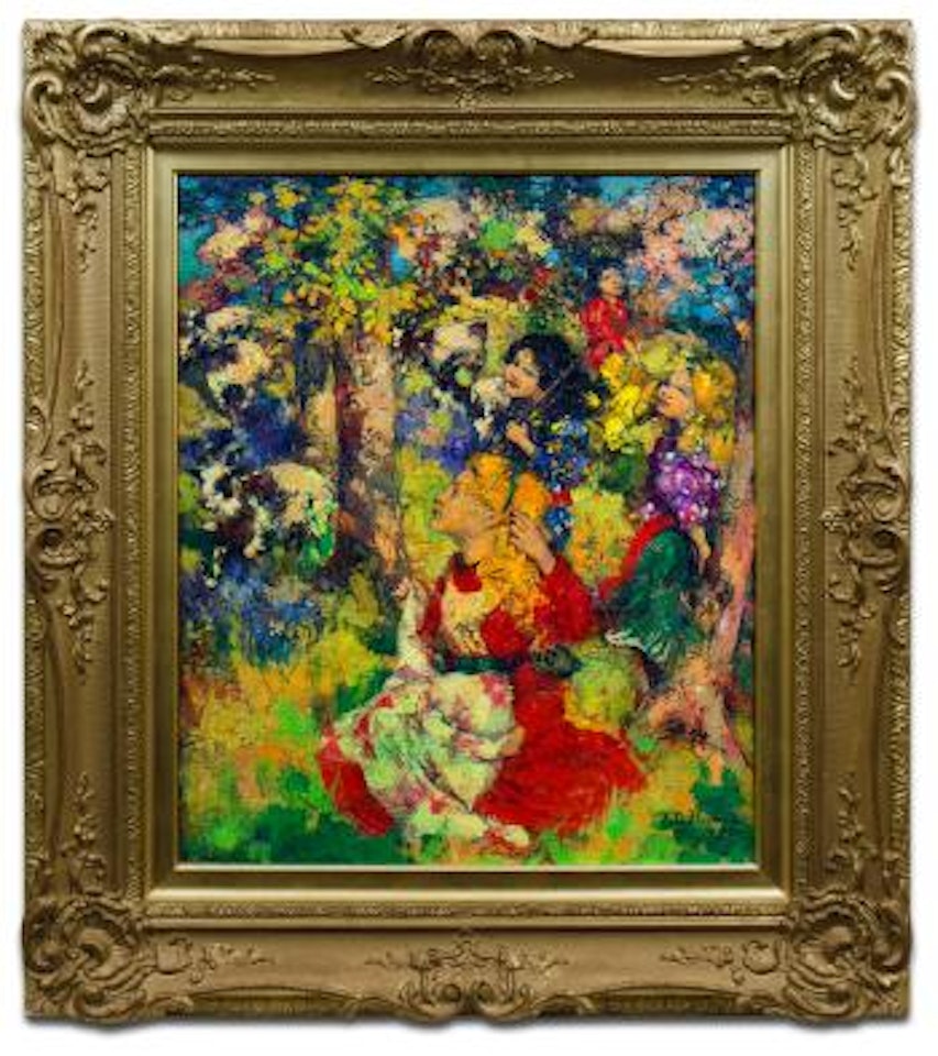 The Goat Herd by Edward Atkinson Hornel