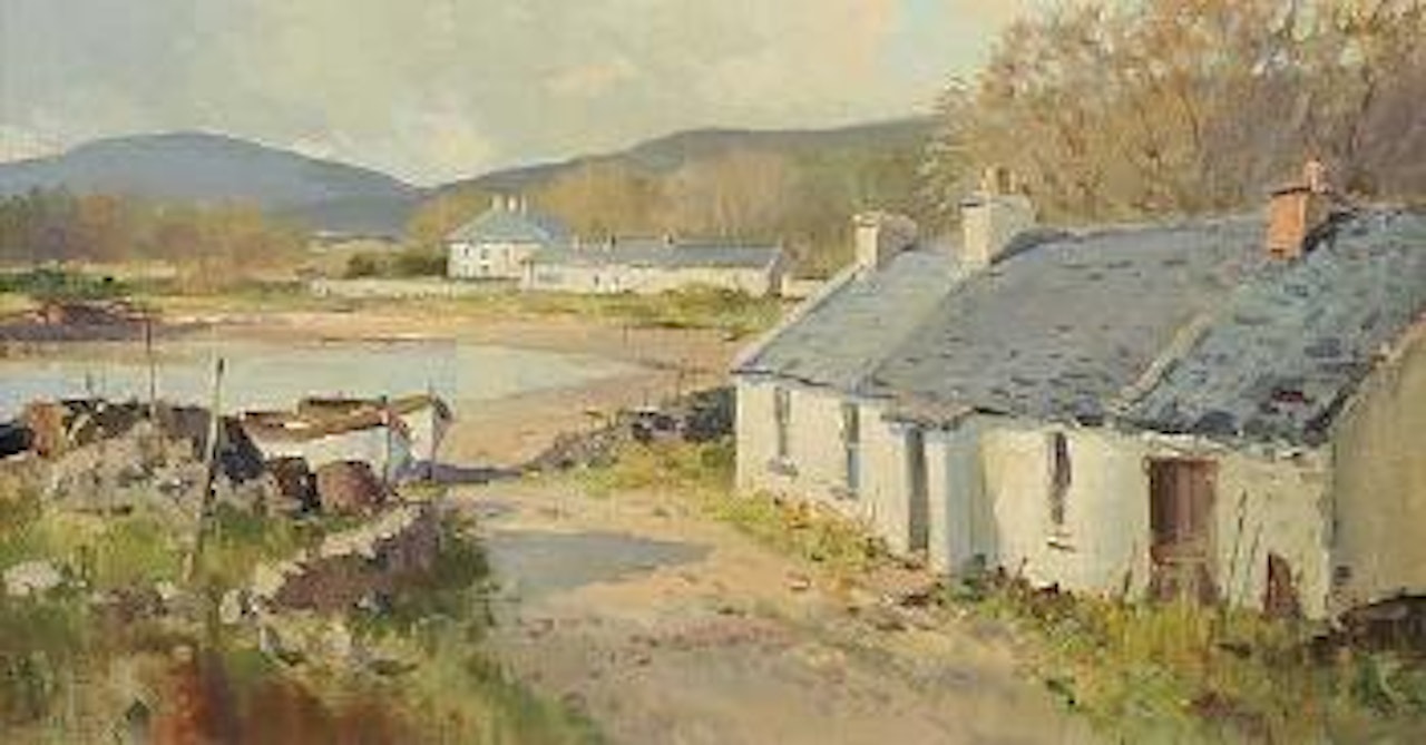 John O' The Rocks, Cushendun by Maurice Canning Wilks