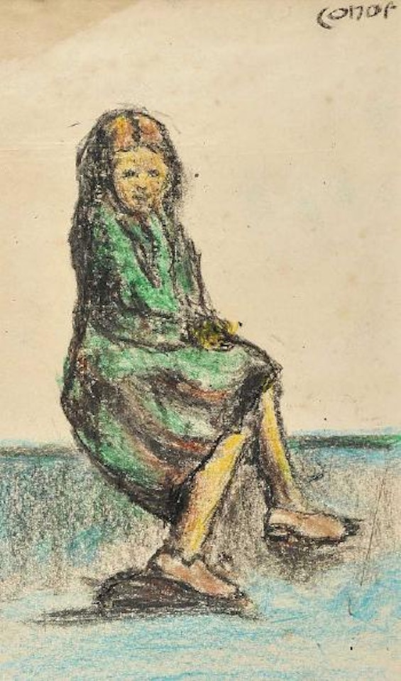 Smiling Shawlie by William Conor