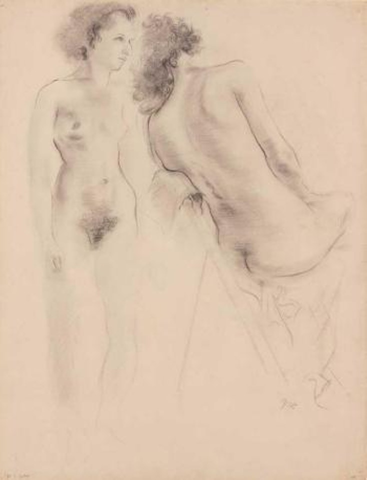 Studie eines weiblichen Aktes by George Grosz