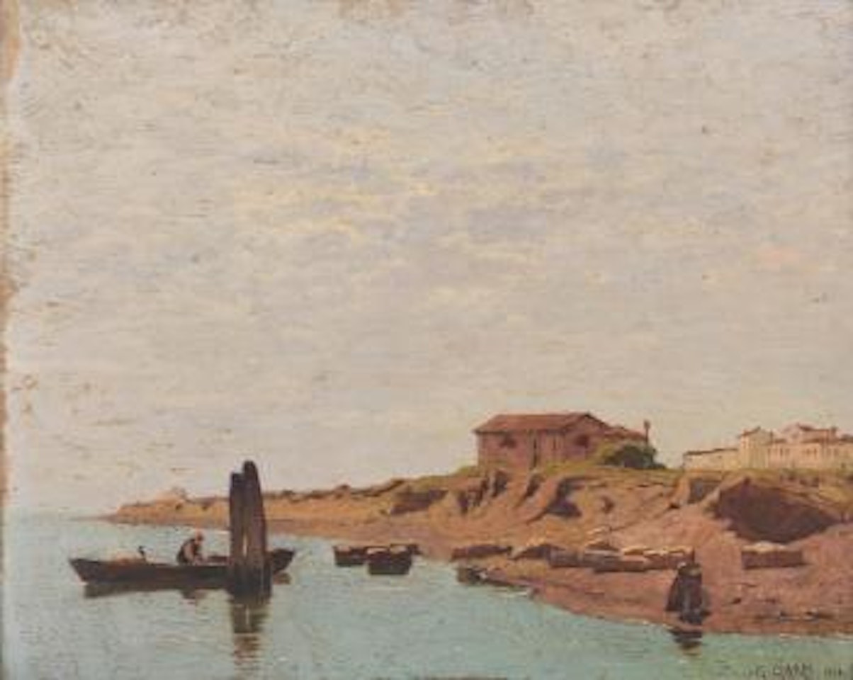 Veduta lacustre by Guglielmo Ciardi