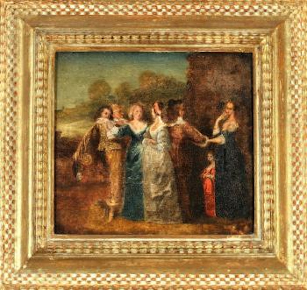 Elegante Gesellschaft by Adolphe Monticelli