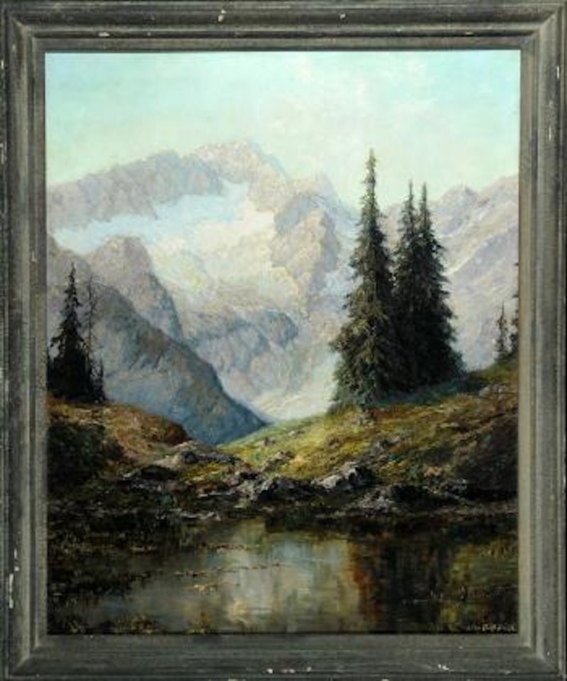 Höllentalgletscher by Otto Pippel