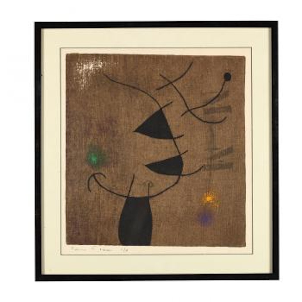 Femme et Oiseau, II/X by Joan Miró