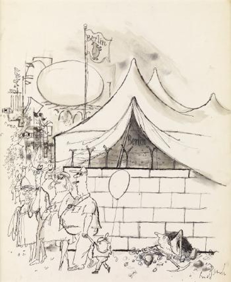 New York World's Fair, Berlin Pavilion by Ronald Searle
