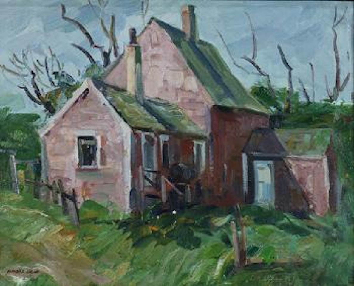 Sunlight on a Red Ranch House by Maurice Logan