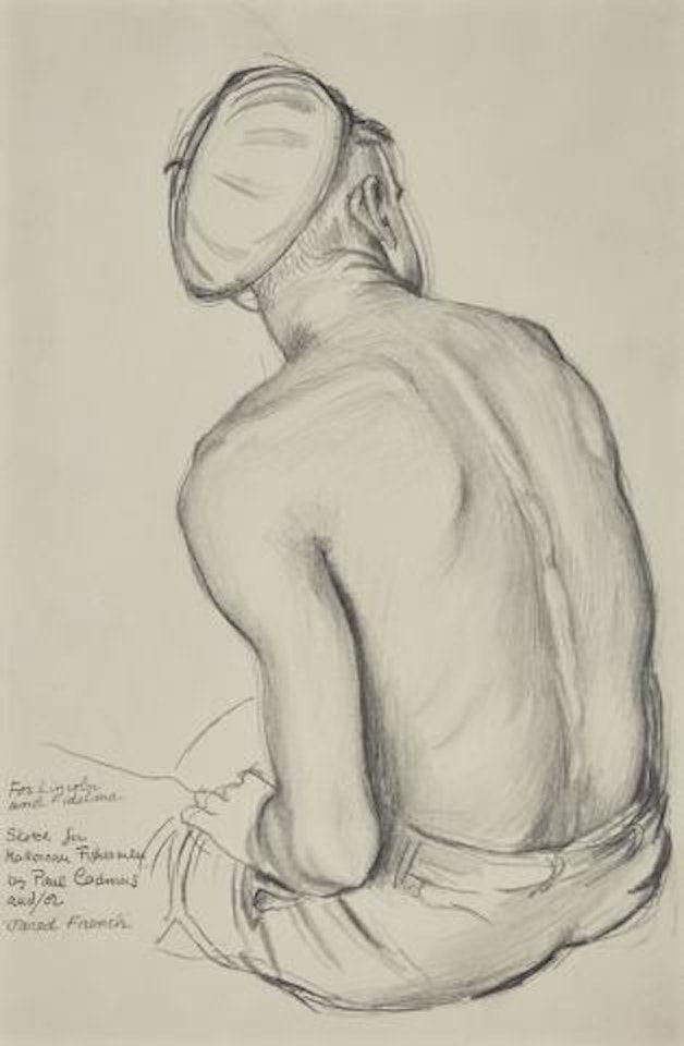 Sketch for Mallorcan Fisherman by Paul Cadmus