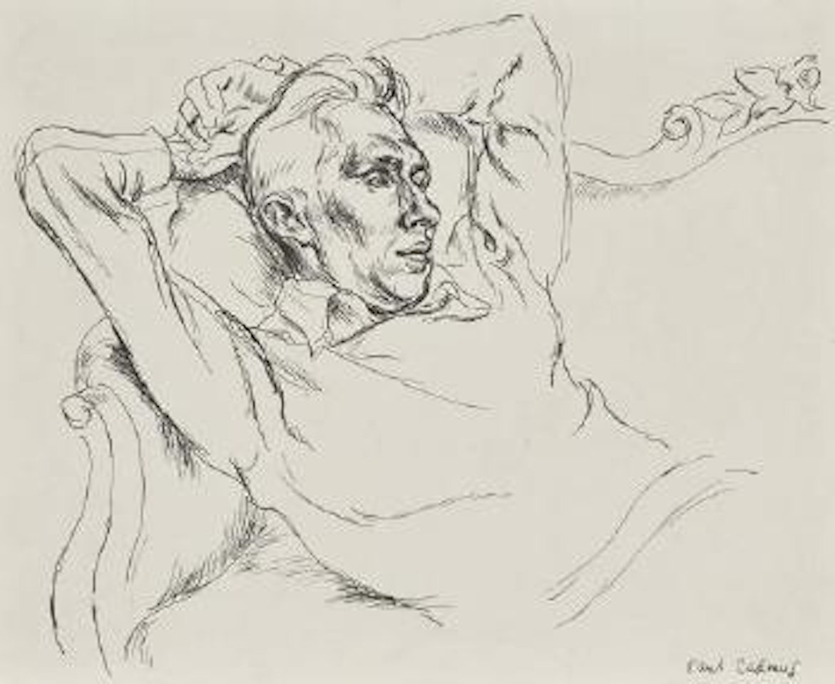 Reclining Man (Thomas Nevin Jernegan - Dexter) by Paul Cadmus