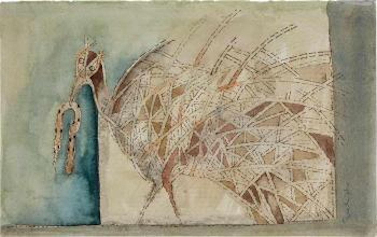 Pajaro Con Serpiente by Francisco Toledo
