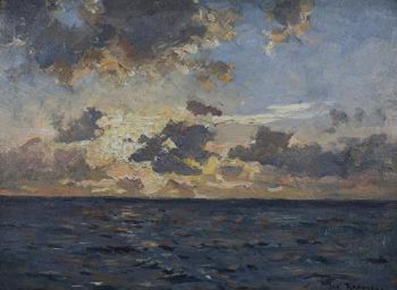 Sunset Through the Clouds by Joseph Raphael