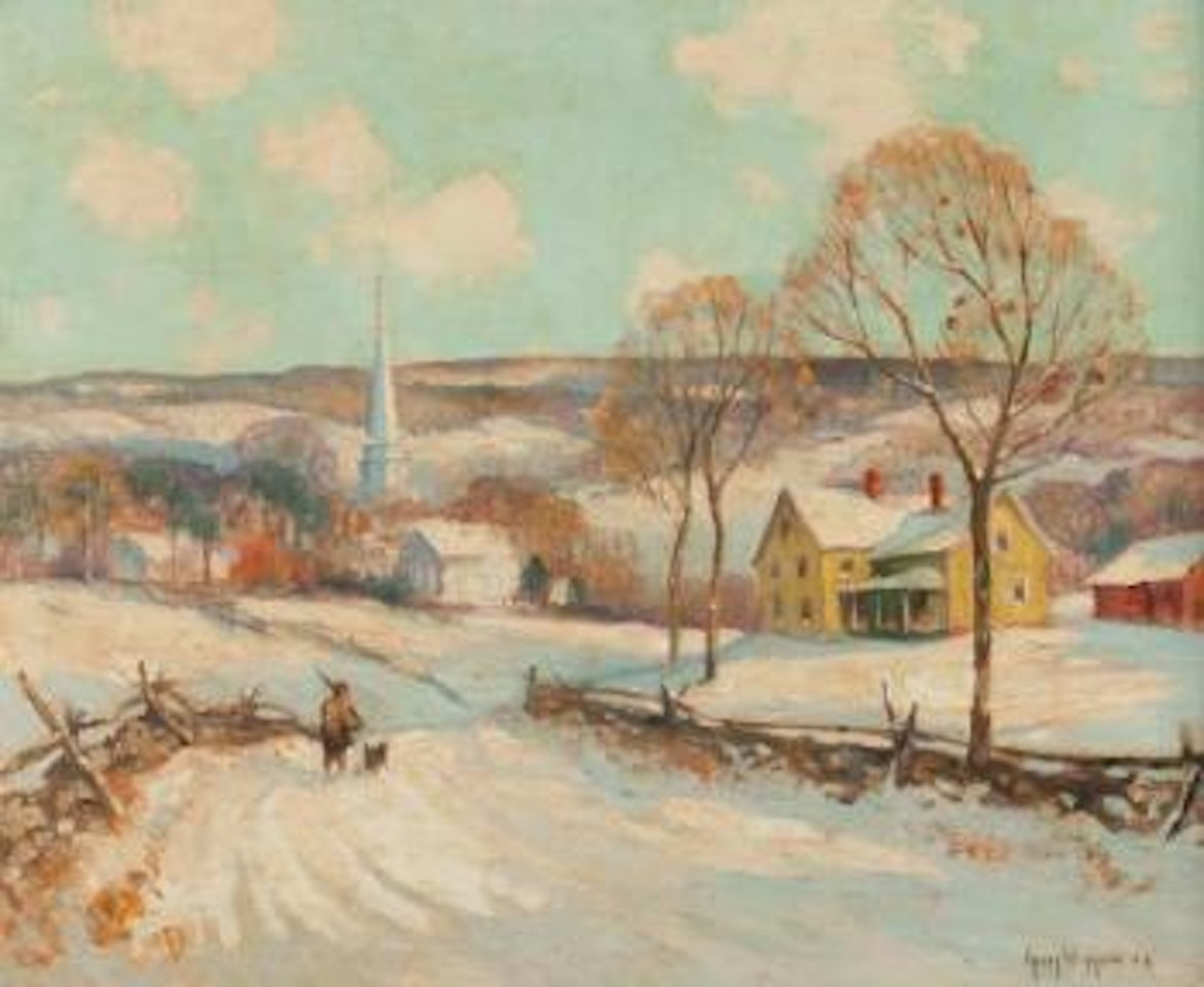 Winter near Dorset, Vermont by Guy Carleton Wiggins