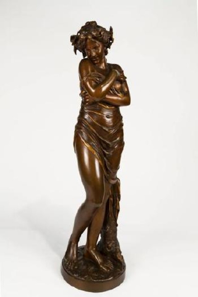 La frileuse by Jean-Antoine Houdon