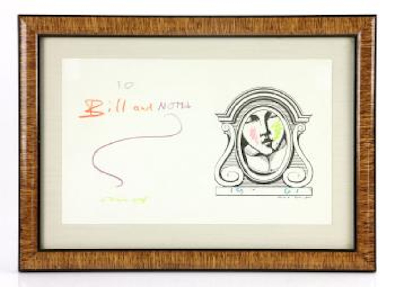 Christmas Card 1961 by Max Ernst