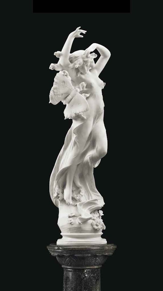 A Dancing Nymph and Butterfly by A. Batacchi