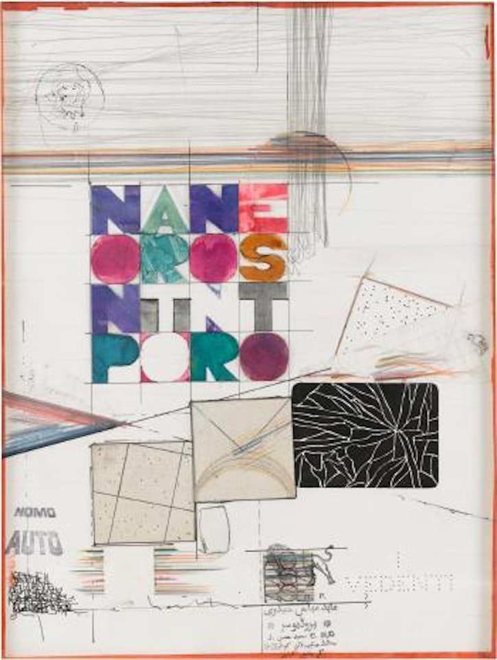 Senza titolo (Arrossire) by Alighiero Boetti