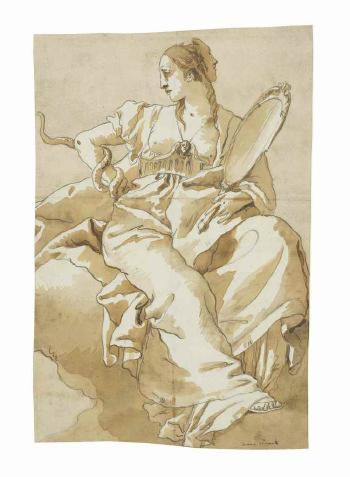 Allegorie de la Prudence by Giovanni Domenico Tiepolo
