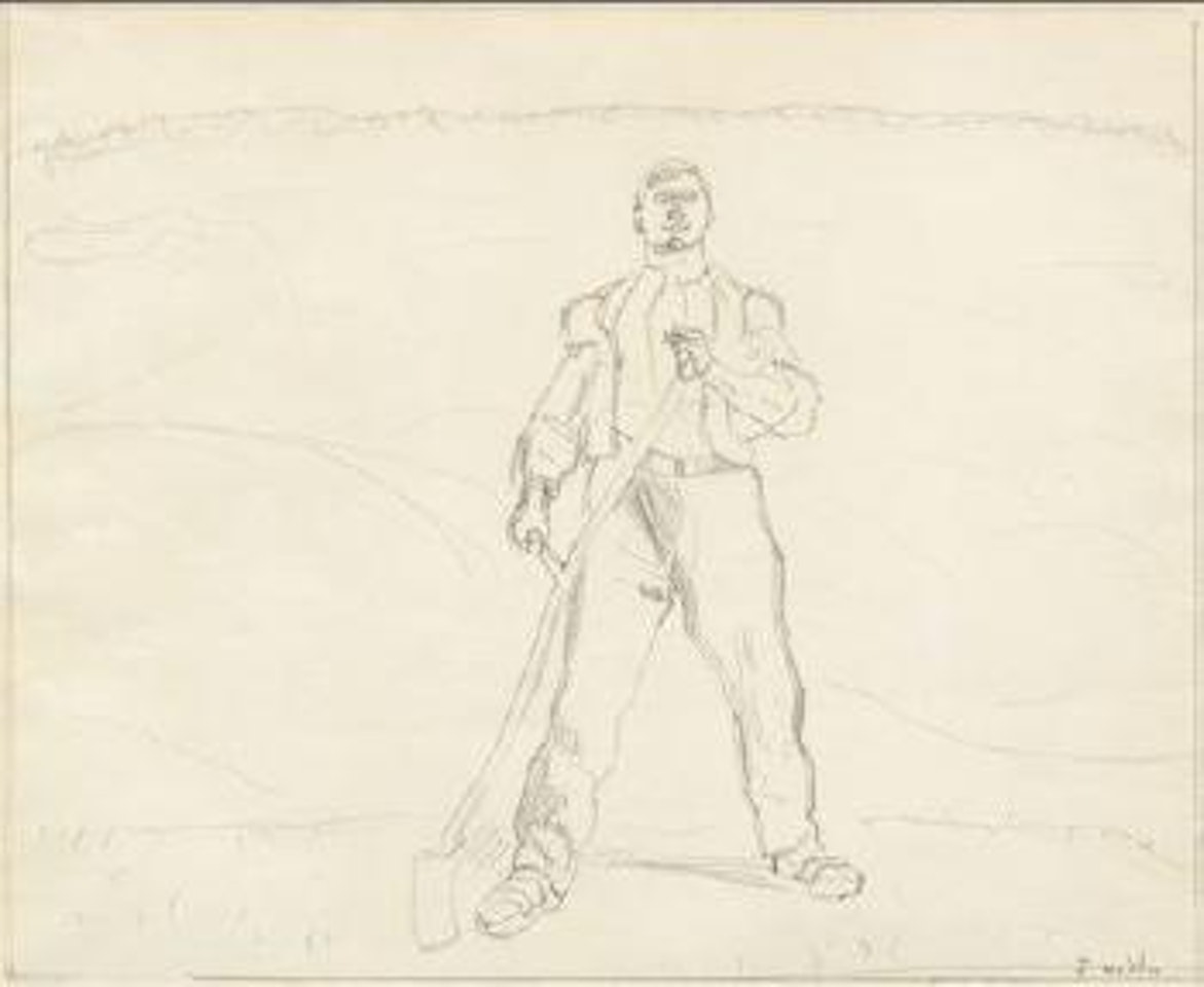 Study for the Mower by Ferdinand Hodler