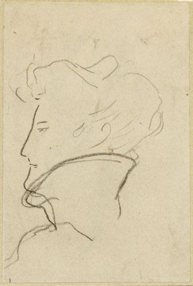 Femme au grand col by Henri de Toulouse-Lautrec