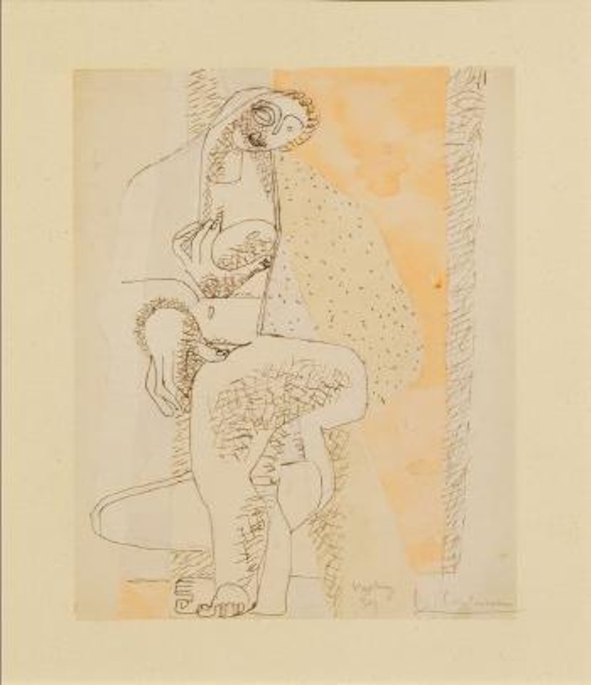 Femme nue drapée (Draped Nude) by Le Corbusier
