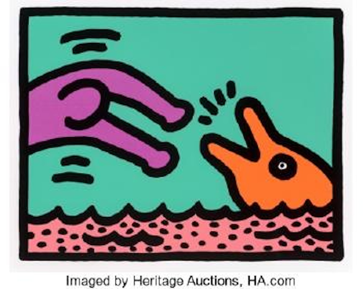 Pop Shop Quad V (A-D) by Keith Haring
