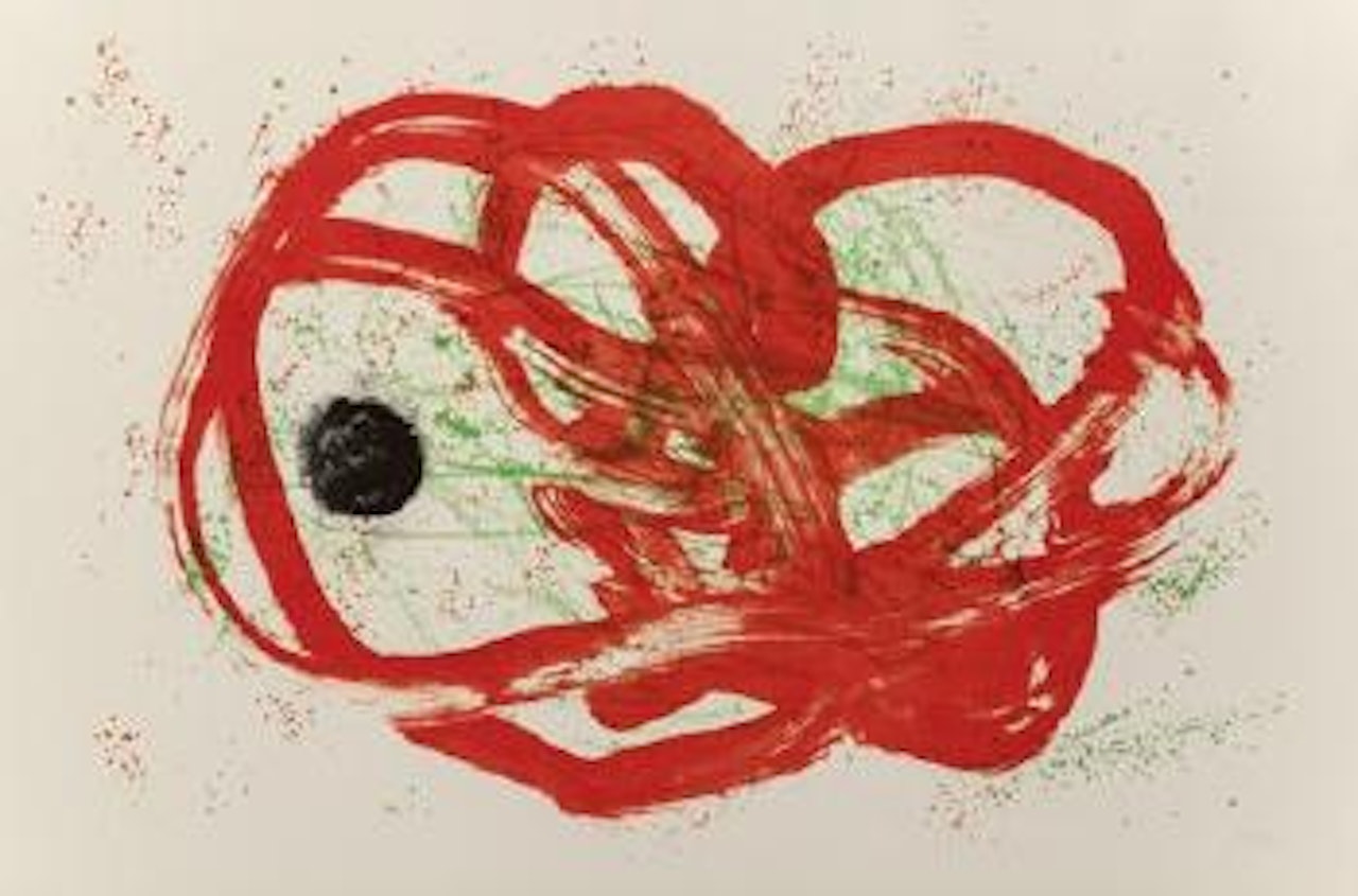 Series I, Green and Red by Joan Miró
