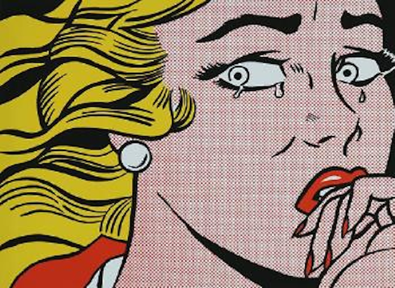 Crying Girl (Roy Lichtenstein Galerie Delta Rotterdam) by Roy Lichtenstein