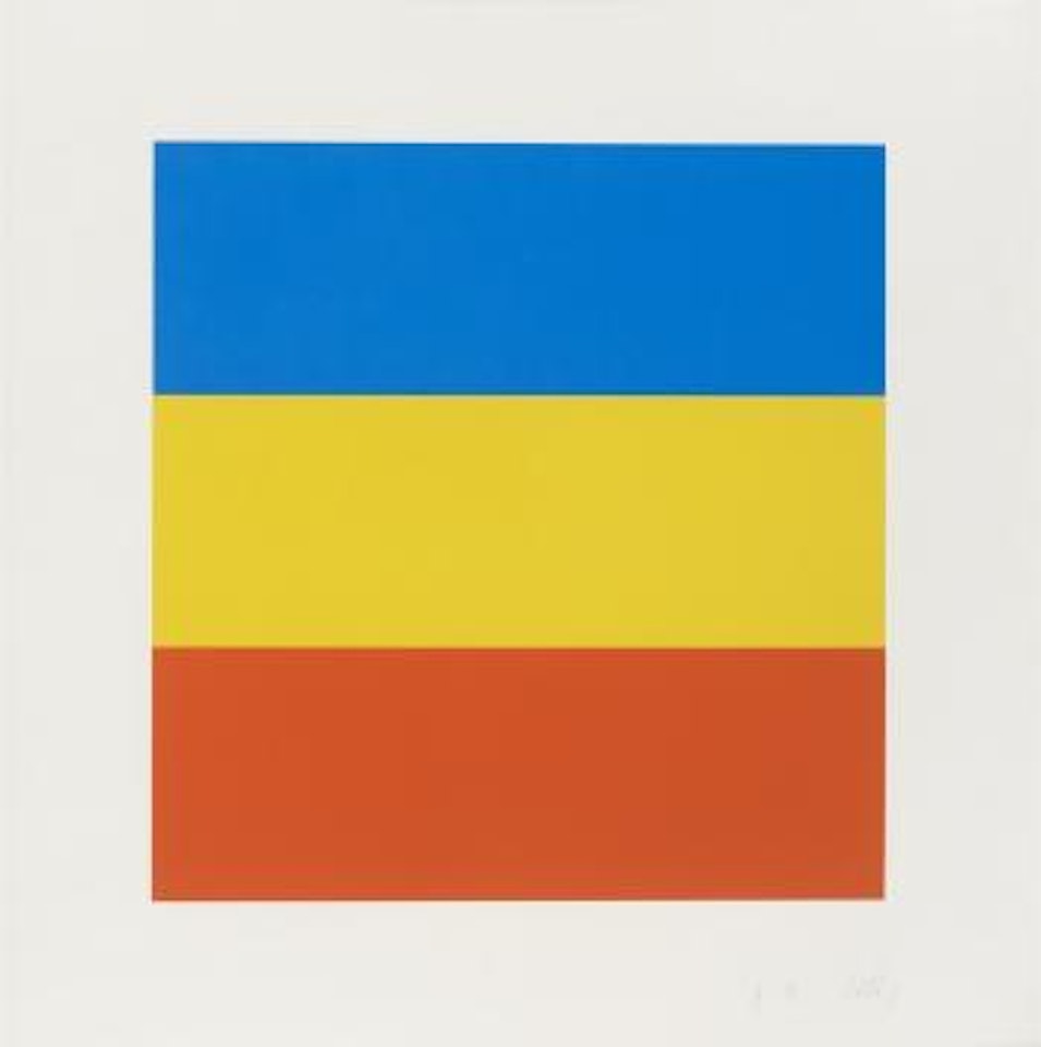 Blue Yellow Red by Ellsworth Kelly