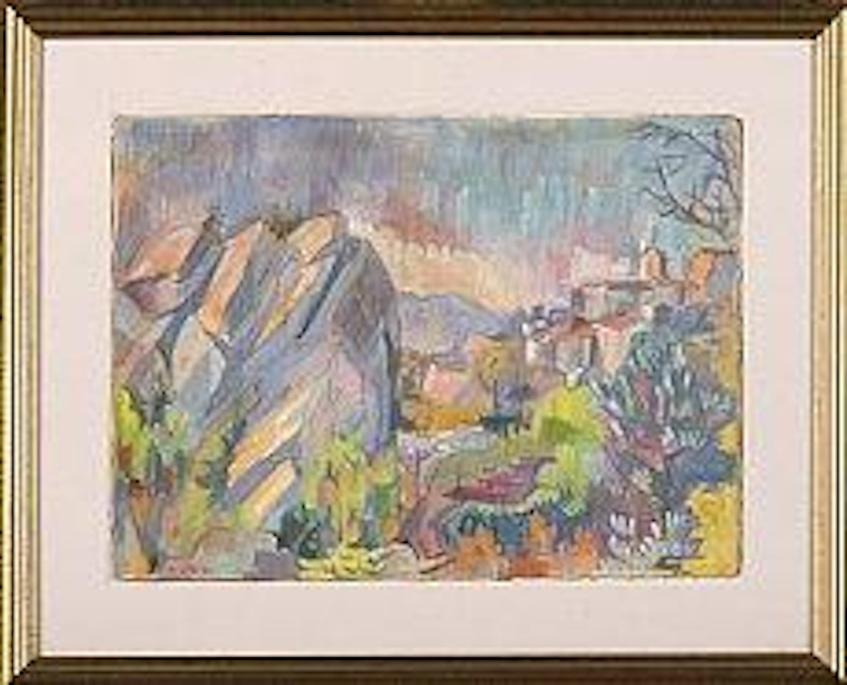 Village perché en Provence by André Lhote