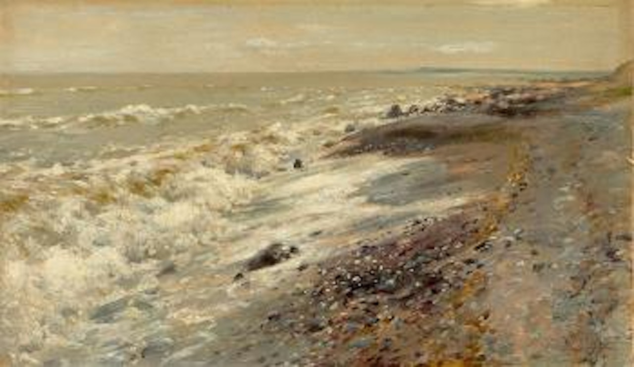Der Strand Bei Sassnitz (Rügen) by Walter Moras
