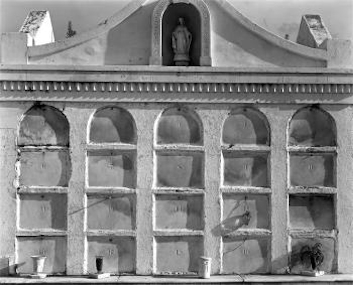St. Roch Cemetery, New Orleans by Edward Weston