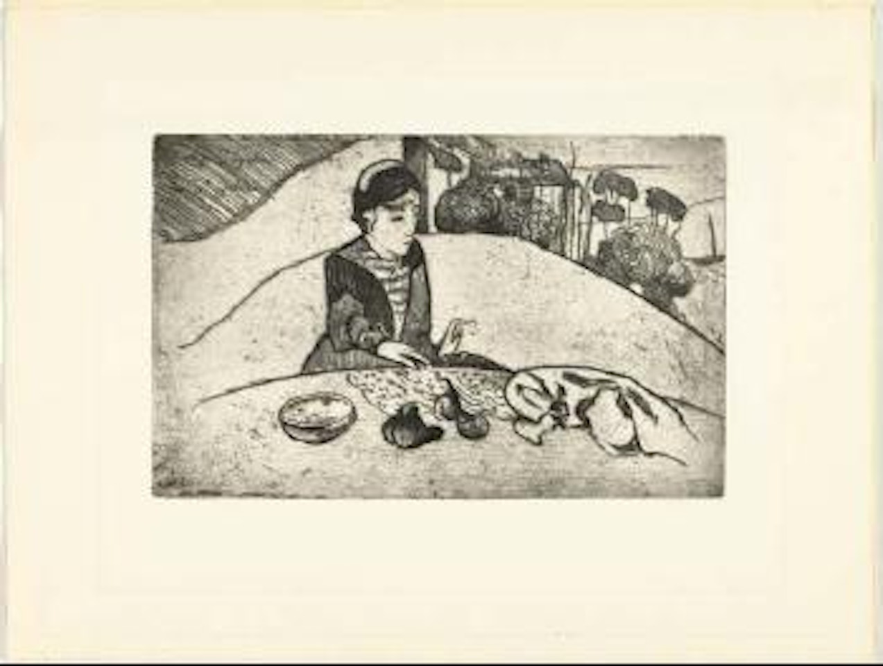 La femme aux figures by After Paul Gauguin