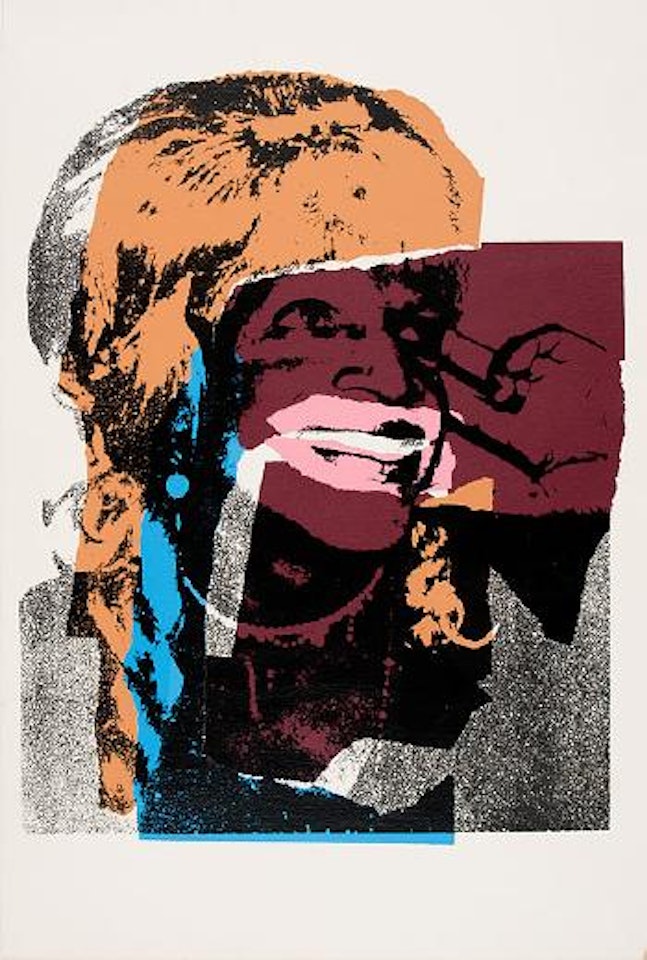 o.T. (Blatt 6 der Mappe 'Ladies and Gentlemen') by Andy Warhol