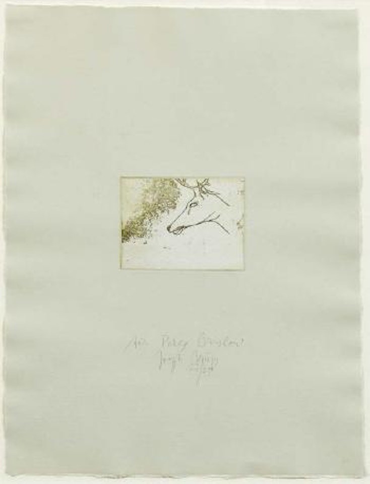 Hirschkopf by Joseph Beuys
